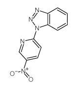 1-(5-nitropyridin-2-yl)benzotriazole structure