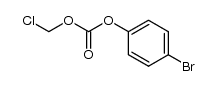 4-bromophenyl (chloromethyl) carbonate结构式