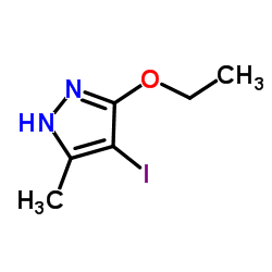 3-Ethoxy-4-iodo-5-methyl-1H-pyrazole Structure