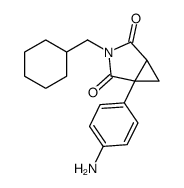 3-(cyclohexylmethyl)-1-(4-aminophenyl)-3-azabicyclo(3.1.0)hexane-2,4-dione picture