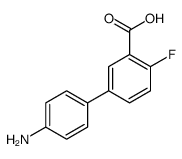 5-(4-aminophenyl)-2-fluorobenzoic acid结构式