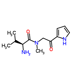 N-Methyl-N-[2-oxo-2-(1H-pyrrol-2-yl)ethyl]-L-valinamide结构式