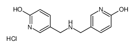 5-[[(6-oxo-1H-pyridin-3-yl)methylamino]methyl]-1H-pyridin-2-one,hydrochloride Structure