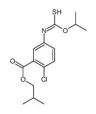 2-methylpropyl 2-chloro-5-(propan-2-yloxycarbothioylamino)benzoate结构式