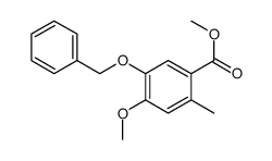 Methyl 5-(Benzyloxy)-4-Methoxy-2-Methylbenzoate Structure