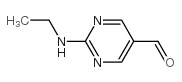 2-(ethylamino)pyrimidine-5-carbaldehyde structure