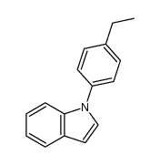 1-(4-ethylphenyl)-1H-indole结构式