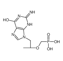 [(2R)-1-(2-amino-6-oxo-3H-purin-9-yl)propan-2-yl]oxymethylphosphonic acid Structure