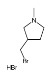 3-(Bromomethyl)-1-Methylpyrrolidine Hydrobromide Structure