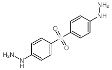 [4-(4-hydrazinylphenyl)sulfonylphenyl]hydrazine Structure