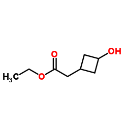 Ethyl (3-hydroxycyclobutyl)acetate Structure