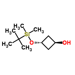 trans-3-[[(1,1-dimethylethyl)dimethylsilyl]oxy]cyclobutanol picture
