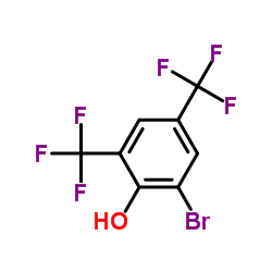 2,4-Bis(trifluoromethyl)-6-bromophenol Structure