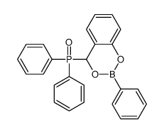 4-diphenylphosphoryl-2-phenyl-4H-1,3,2-benzodioxaborinine结构式