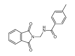 N-[(4-methyl-benzoylamino)-methyl]-phthalimide Structure