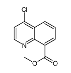 Methyl 4-chloroquinoline-8-carboxylate结构式