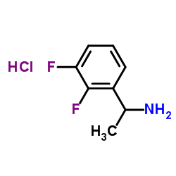 1-(2,3-二氟苯基)乙胺盐酸盐结构式