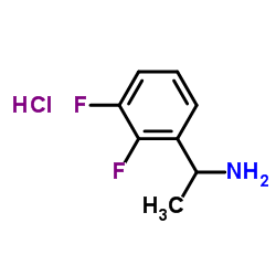 1-(2,3-DIFLUOROPHENYL)ETHAN-1-AMINE HYDROCHLORIDE Structure