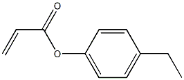 4-乙基苯丙烯酸酯结构式