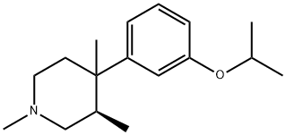 (3R)-4-(3-异丙氧基苯基)-1,3,4-三甲基哌啶结构式