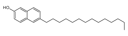 6-tetradecylnaphthalen-2-ol结构式