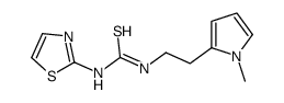 1-[2-(1-methylpyrrol-2-yl)ethyl]-3-(1,3-thiazol-2-yl)thiourea Structure