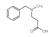 3-[Benzyl(methyl)amino]propanoic Acid structure