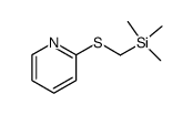 Pyridine,2-[[(trimethylsilyl)methyl]thio]-(9CI) structure