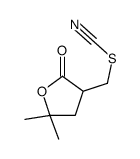 5,5-DIMETHYL-3-(THIOCYANATOMETHYL)DIHYDRO-2[3H]-FURANONE Structure