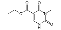 3-甲基-2,4-二氧-1,2,3,4-四氢嘧啶-5-羧酸乙酯结构式