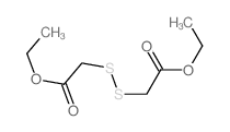 Acetic acid,2,2'-dithiobis-, 1,1'-diethyl ester Structure