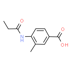 Benzoic acid, 3-methyl-4-[(1-oxopropyl)amino]- (9CI) picture