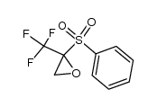 2-Trifluoromethyl-2-phenylsulfonyloxirane Structure