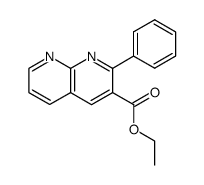 ethyl 2-phenyl-1,8-naphthyridine-3-carboxylate Structure