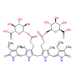 bilirubin diglucuronide结构式