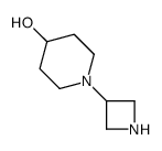 1-(3-AZETIDINYL)-4-PIPERIDINOL Structure