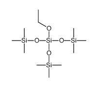 3-Ethoxy-1,1,1,5,5,5-hexamethyl-3-(trimethylsiloxy)trisiloxane structure