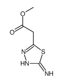 methyl 2-(5-amino-1,3,4-thiadiazol-2-yl)acetate结构式