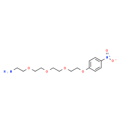 2-(2-(2-(2-(4-Nitrophenoxy)Ethoxy)Ethoxy)Ethoxy)Ethanamine structure