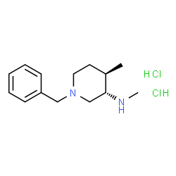 3-Piperidinamine,N,4-dimethyl-1-(phenylmethyl)-,hydrochloride (1:2),(3S,4R)- picture
