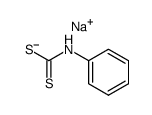 phenyl-dithiocarbamic acid, sodium salt Structure