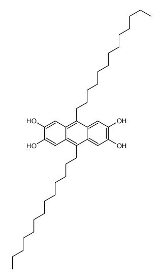 9,10-di(tridecyl)anthracene-2,3,6,7-tetrol Structure