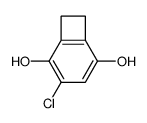4-chlorobicyclo[4.2.0]octa-1(6),2,4-triene-2,5-diol结构式
