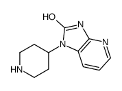1-(哌啶-4-基)-1H-咪唑并[4,5-b]吡啶-2(3H)-酮结构式
