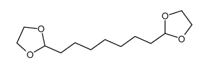 2-[7-(1,3-dioxolan-2-yl)heptyl]-1,3-dioxolane结构式