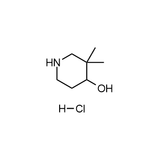 3,3-Dimethylpiperidin-4-olhydrochloride Structure