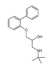 1-(tert-butylamino)-3-(2-phenylphenoxy)propan-2-ol Structure