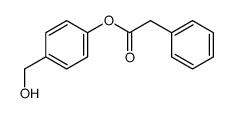 [4-(hydroxymethyl)phenyl] 2-phenylacetate结构式