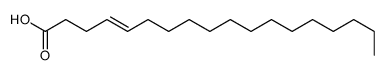 octadec-4-enoic acid Structure