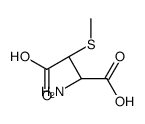 (2S)-2-amino-3-methylsulfanylbutanedioic acid结构式